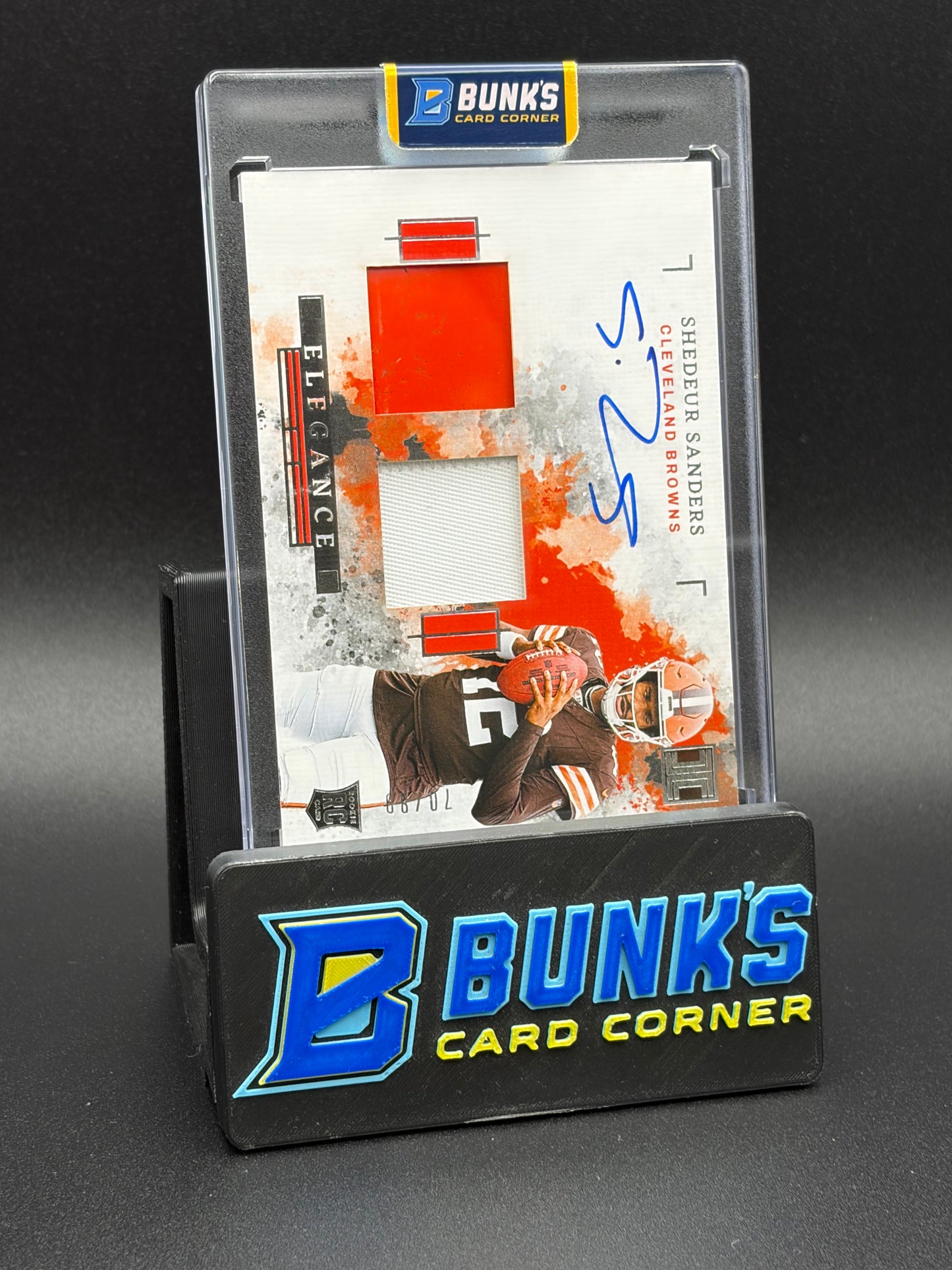 2025 Shedeur Sanders Elegance Impeccable Panini Patch Auto 70/89