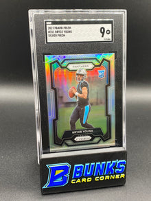 2023 Bryce Young Silver Prizm SGC 9 (Box A19)