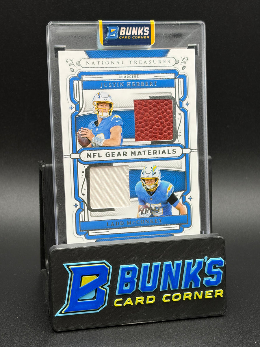 2025 Justin Herbert & Ladd McConkey Gear Combo Materials 25/99