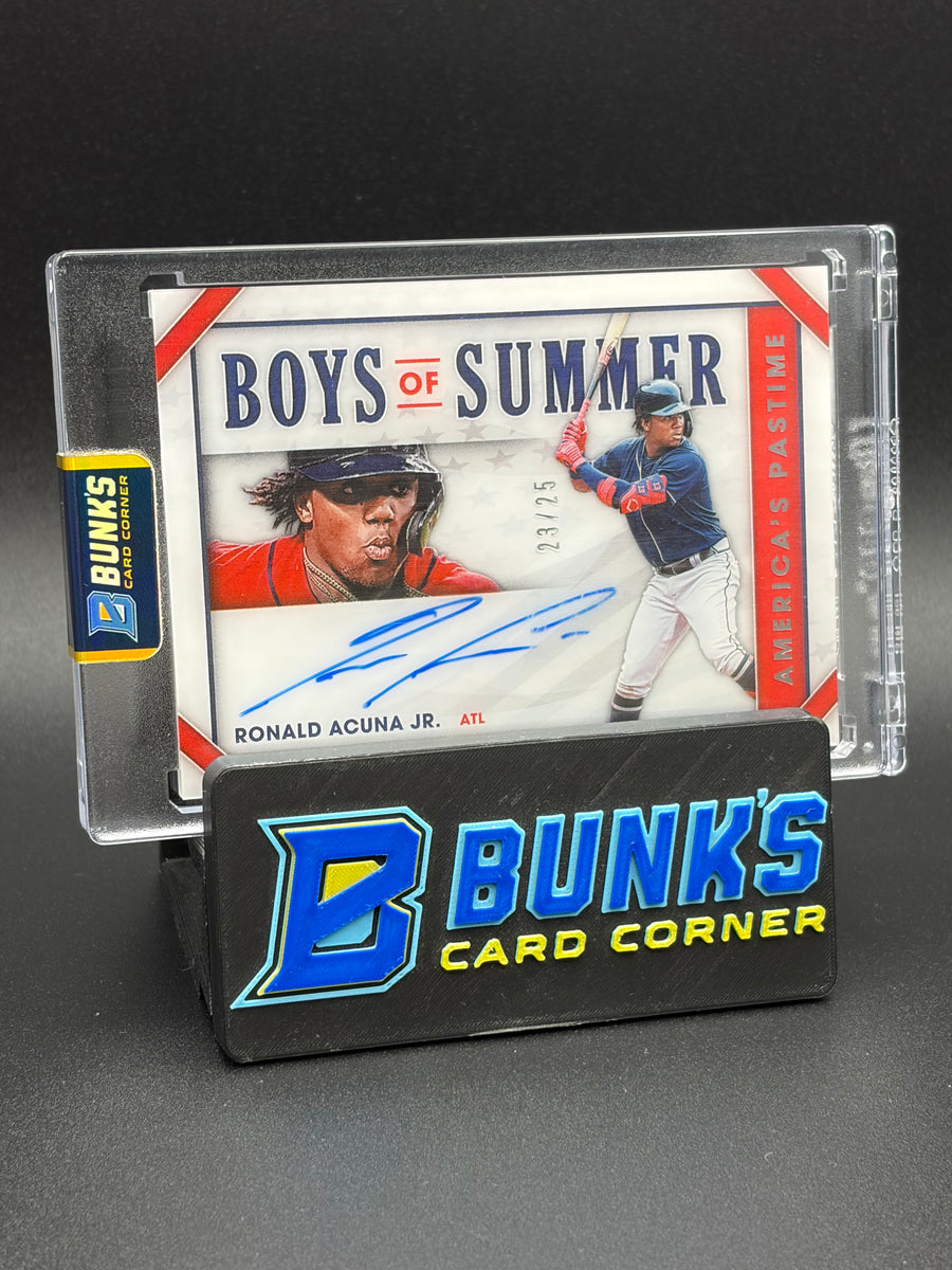 2020 Ronald Acuna Jr America's Pastime Boys of Summer Auto 23/25