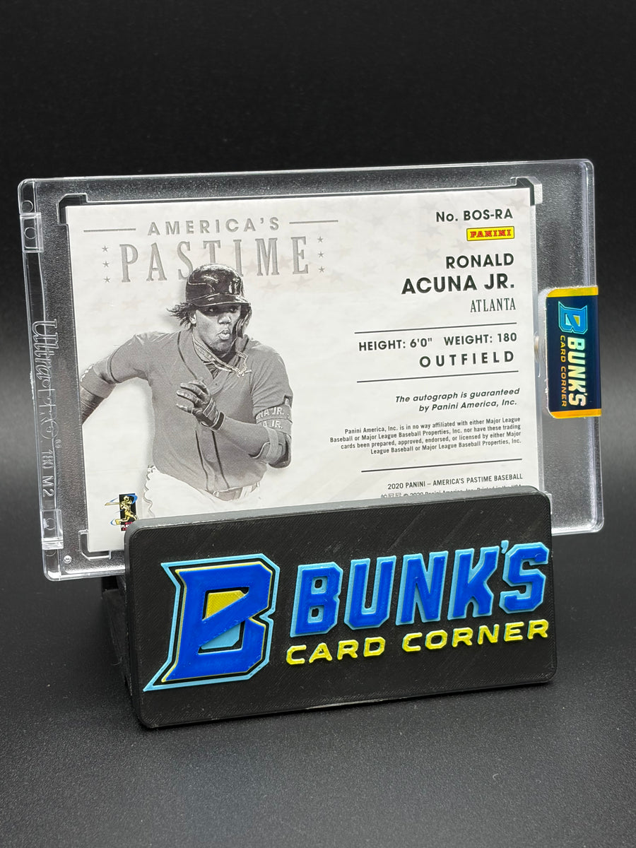2020 Ronald Acuna Jr America's Pastime Boys of Summer Auto 23/25