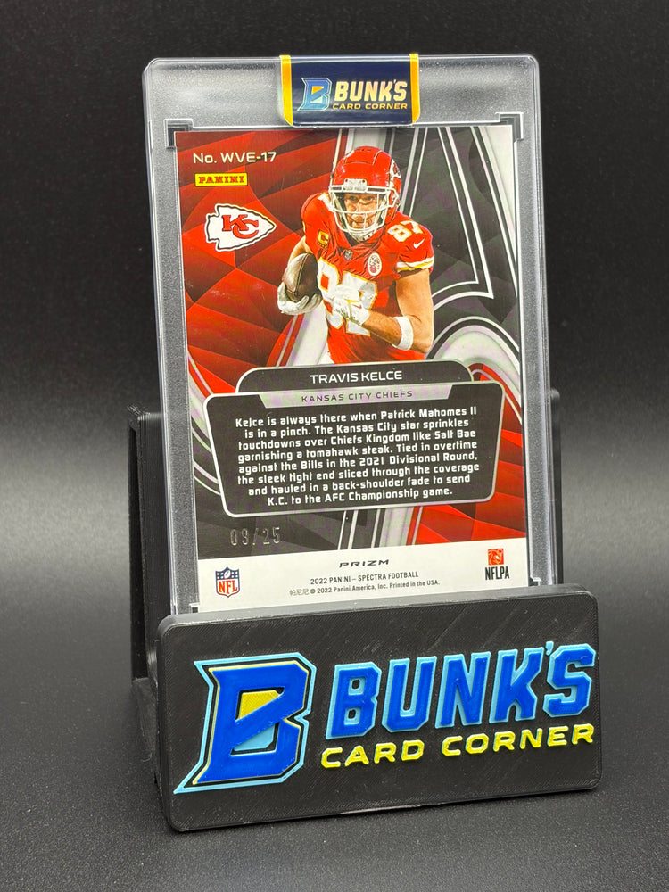 2022 Travis Kelce Spectra Panini Wave Length 9/25