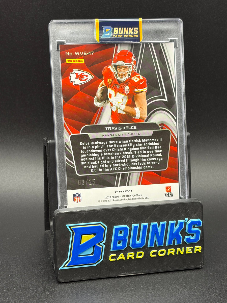 2022 Travis Kelce Spectra Panini Wave Length 9/25