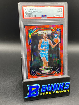 2023 Brandon Miller Red Ice RC PSA 9