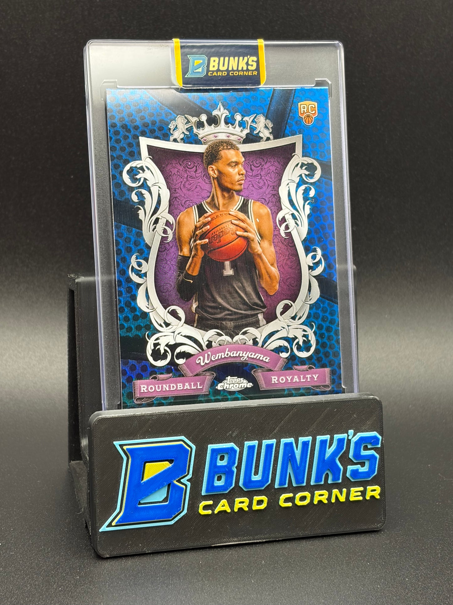 2024 Victor Wembanyama Roundball Royalty Blue Basketball RC