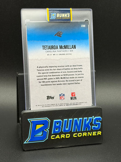 2025 Tetairoa McMillan Gold Signature Collection Topps RC 1/35
