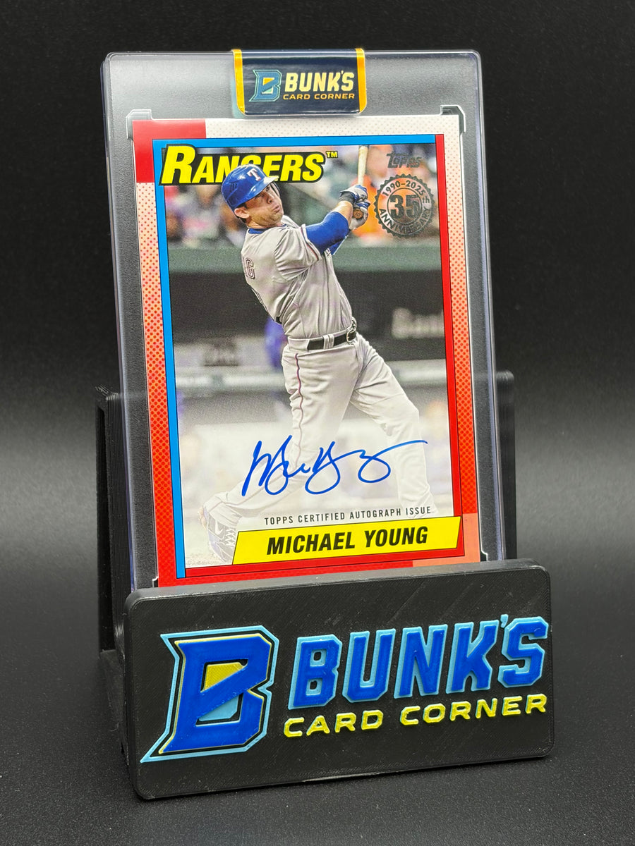 2025 Michael Young Topps '90 Auto