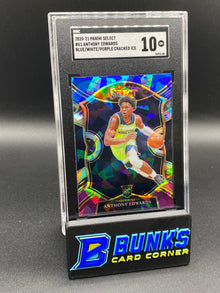 2020-21 Anthony Edwards Blue/White/Purple Cracked Ice RC SGC 10 (Box A19)