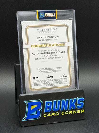2023 Byron Buxton Topps Definitive Auto 43/50