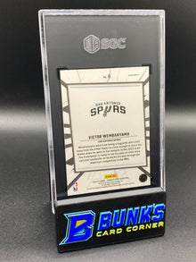 2023-24 Victor Wembanyama My House Purple Prizm SGC 10 (Box A19)