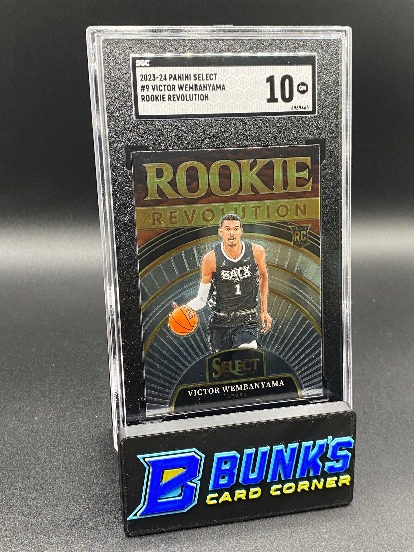 2023-24 Victor Wembanyama Rookie Revolution SGC 10 (Box A19)