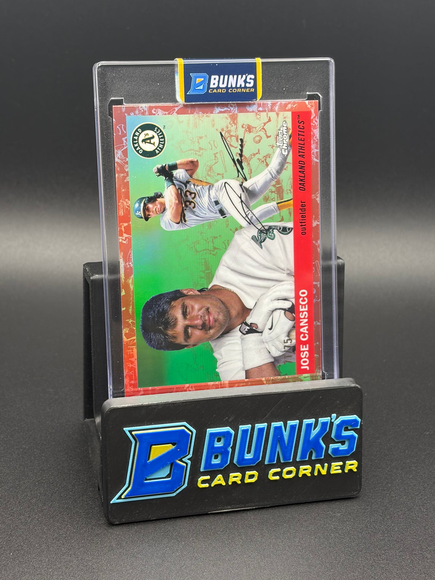 2025 Jose Canseco Topps Chrome Platnium Rose Gold Refractor 71/75