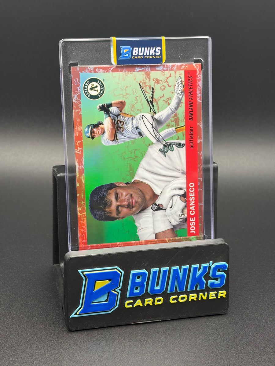 2025 Jose Canseco Topps Chrome Platnium Rose Gold Refractor 71/75