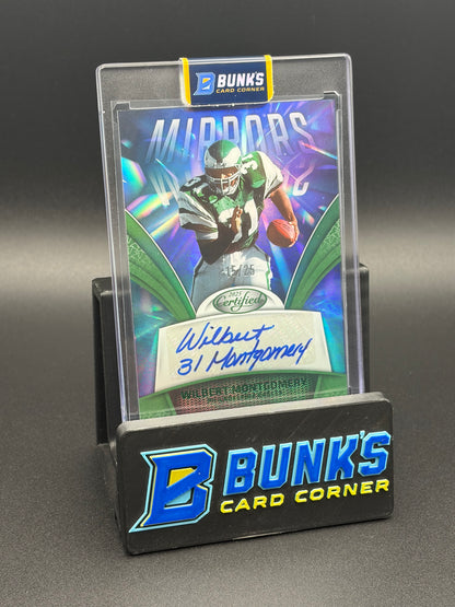 2025 Wilbert Montgomery Certified Panini Mirrors Auto 15/25