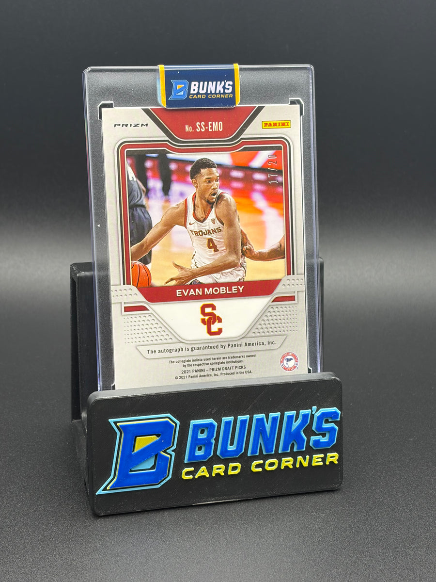 2021 Evan Mobley Prizm Sensational Auto RC 17/20