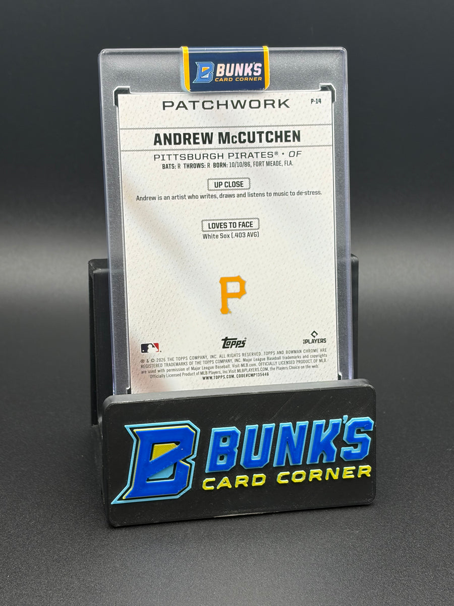 2026 Andrew McCutchen Up Close Patchwork SP