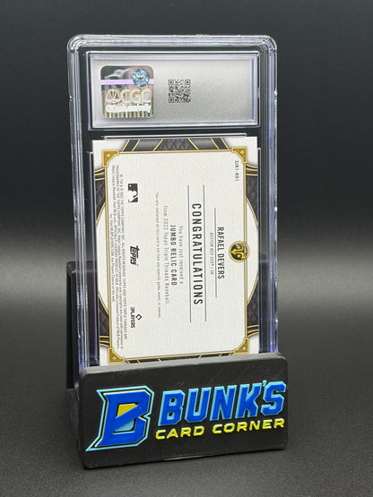 2022 Rafael Devers Single Jumbo Relics Topps Triple Thread CGC 10 15/48