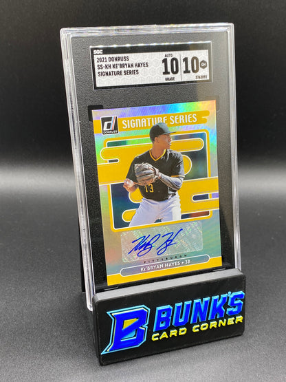 2021 Ke'Bryan Hayes Sig. Series SGC 10/10 (Box B67)