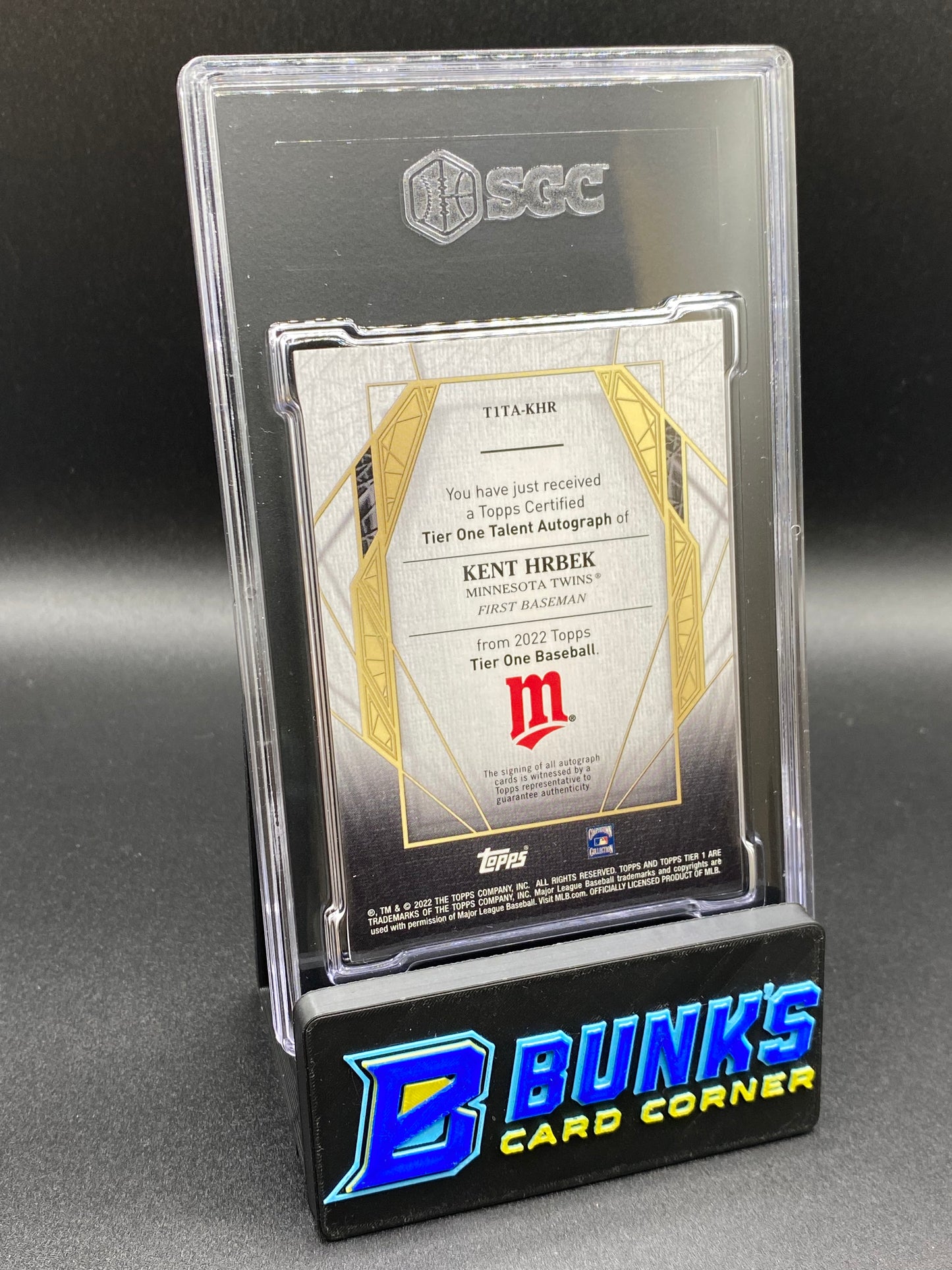 2022 Kent Hrbek Talent Auto. SGC 10/9.5 (Box B67)
