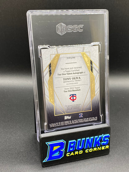 2022 Tony Oliva Talent Auto. SGC 10/9.5 (Box B67)