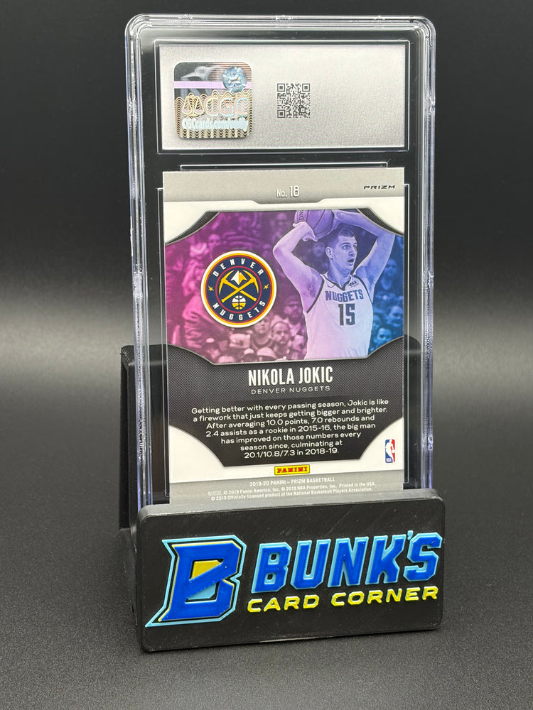 2019-20 Nikola Jokic Fast Break Fireworks Panini Prizm CGC 10