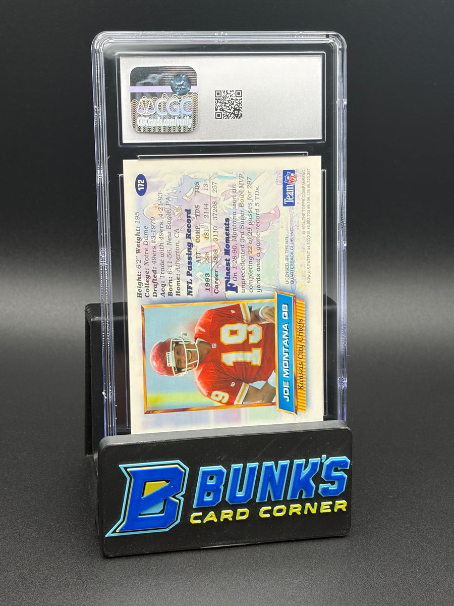 1994 Joe Montana Topps Finest CGC 7