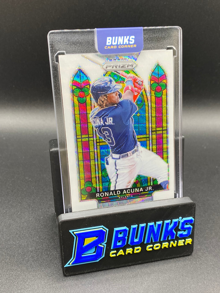 2021 Ronald Acuna Jr. Stained Glass White Wave (Box B67)