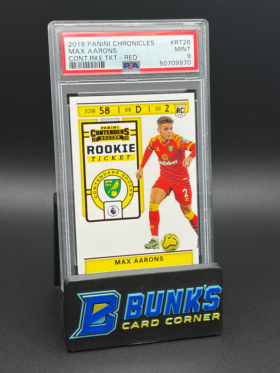 2019 Max Aarons Red Panini Chronicles PSA 9 RC