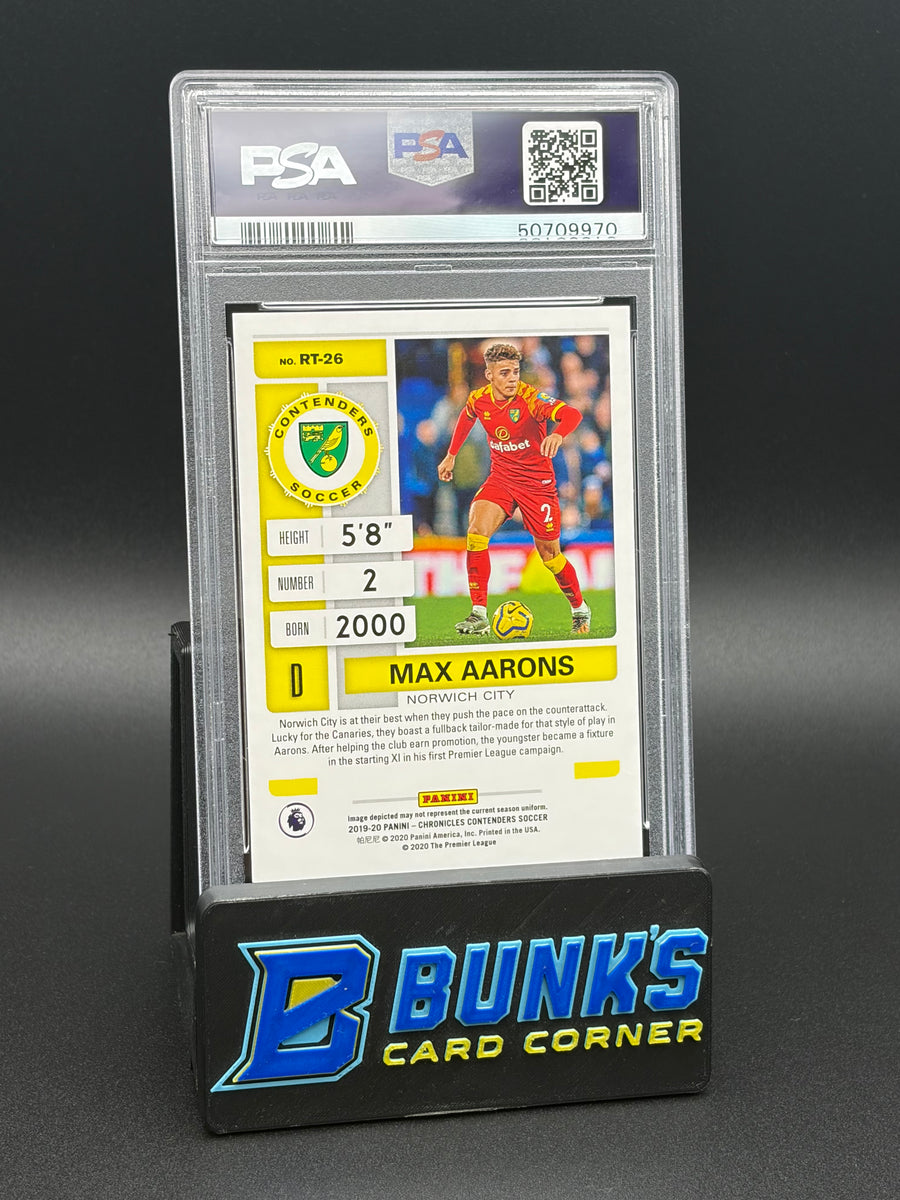 2019 Max Aarons Red Panini Chronicles PSA 9 RC