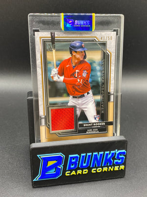 2021 Brent Rooker Game Used Memorabilia RC