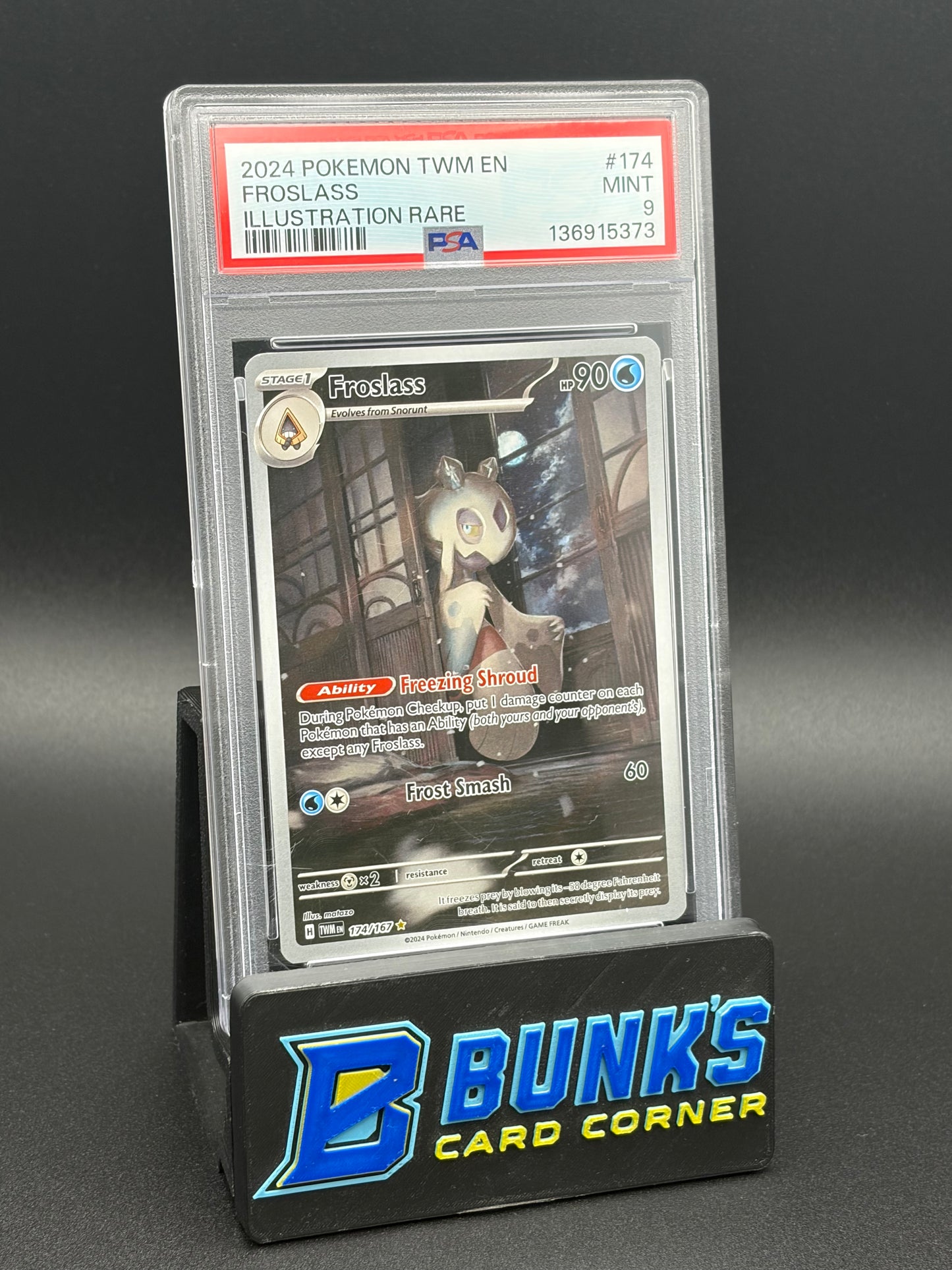Froslass Illustration Rare PSA 9