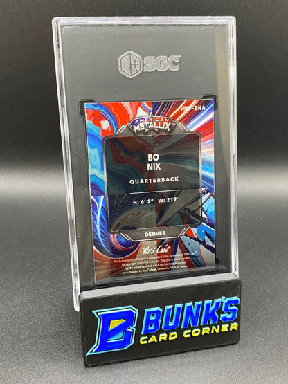 2023 Bo Nix Wildliquid Auto. 3/5 SGC 10/10 (Box B67)