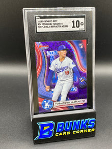 2024 Yoshinobu Yamamoto Purple Mojo Ref. SGC 10 (Box B67)