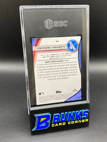 2024 Yoshinobu Yamamoto Purple Mojo Ref. SGC 10 (Box B67)