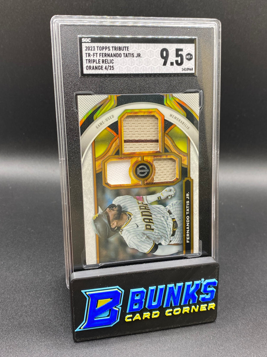 2023 Fernando Tatis Jr. Triple Relic SGC 9.5
