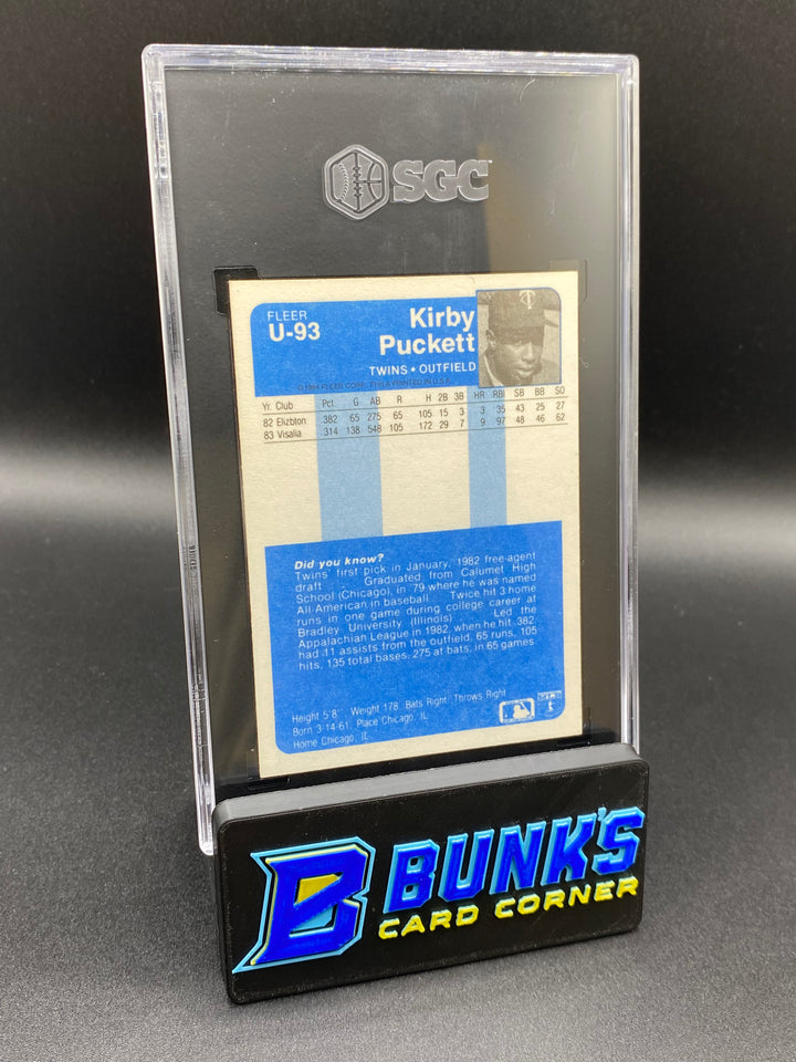 1984 Kirby Puckett SGC 7 (Box B68)