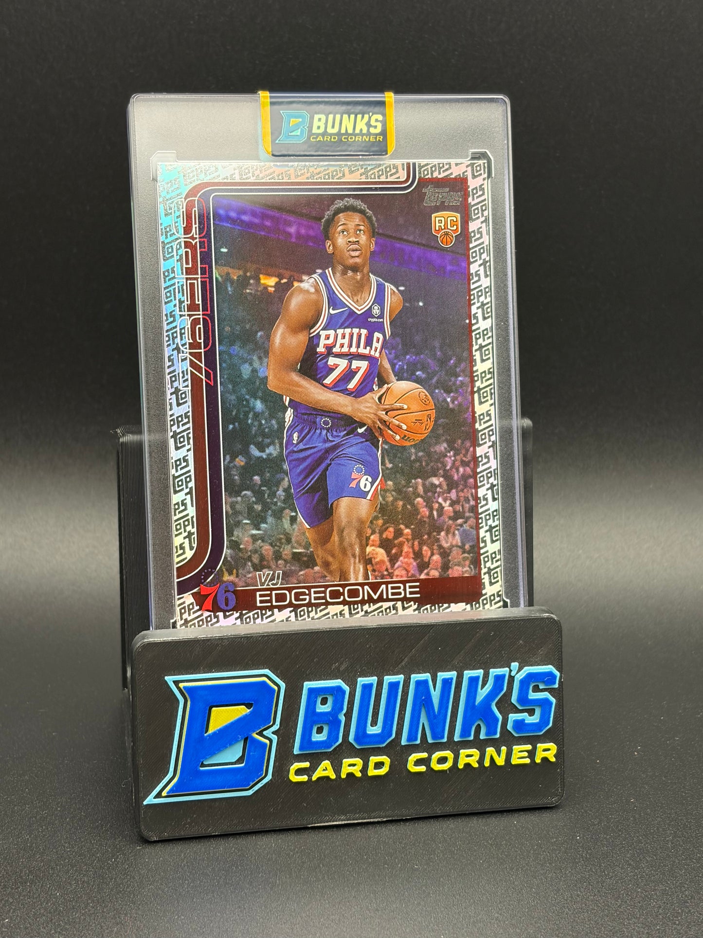 2025 VJ Edgecombe Logo Border Silver Topps RC