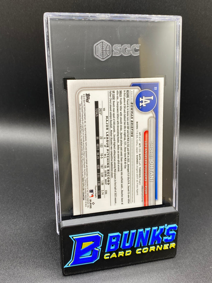 2024 Shohei Ohtani Pink Ref. SGC 10 (Box B68)