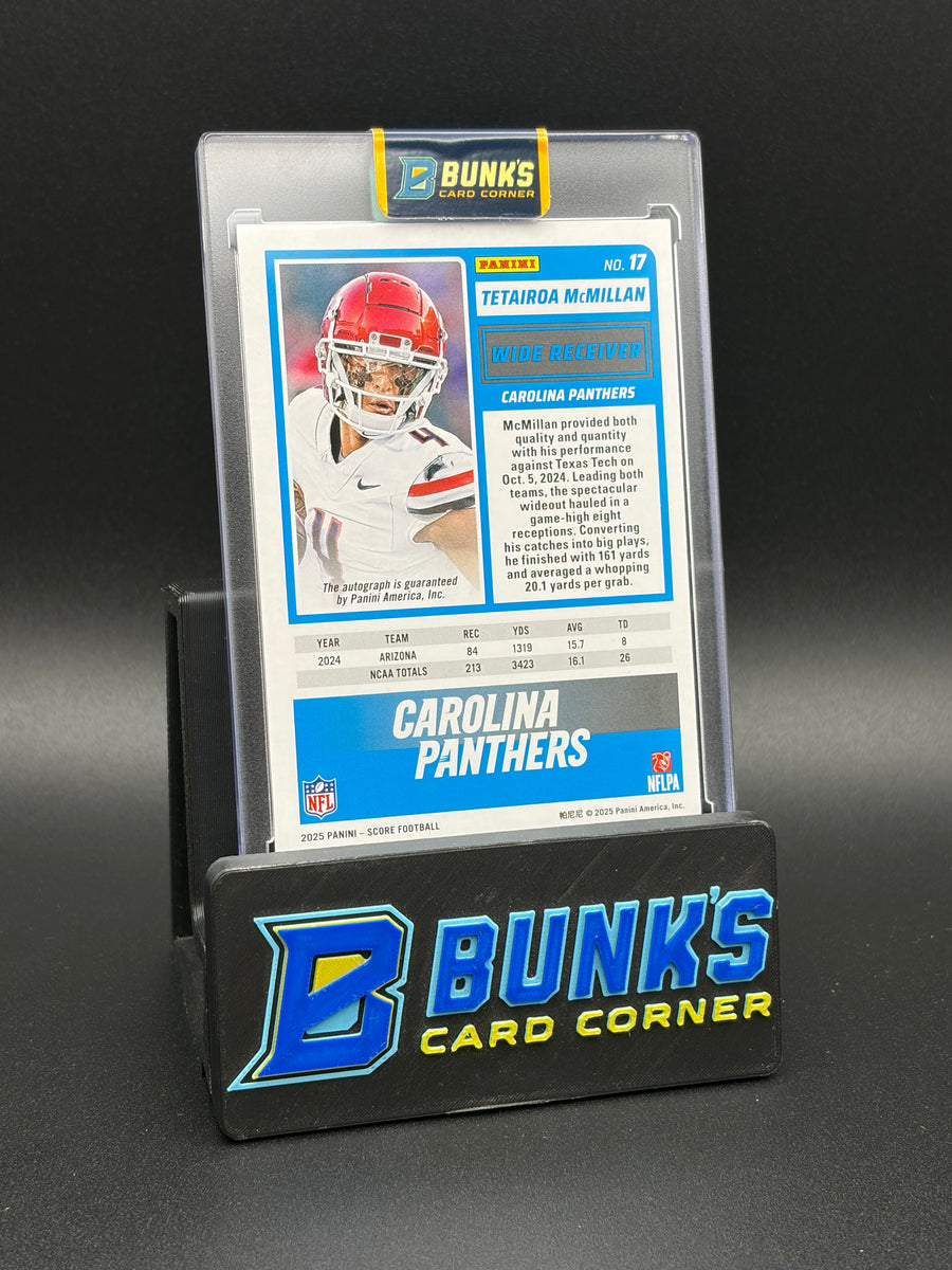 2025 Tetairoa McMillan Score Rookie Auto