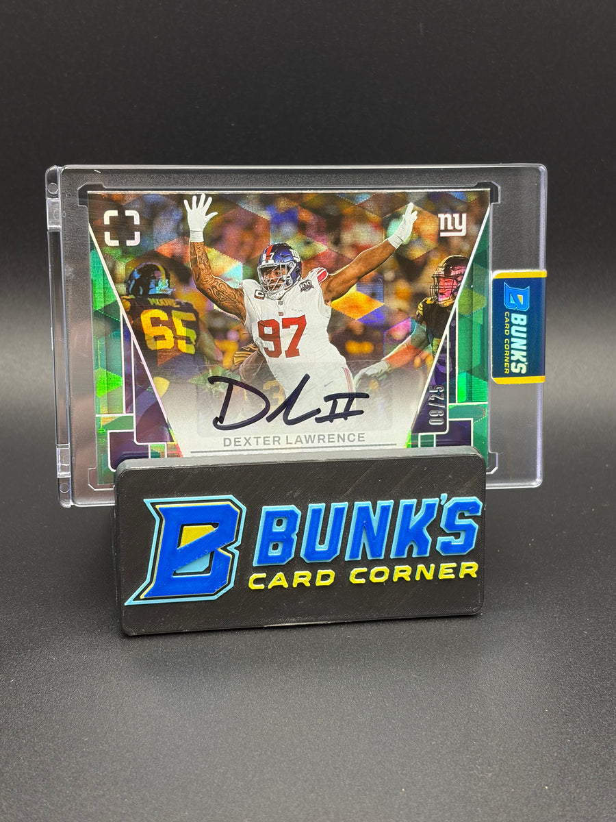 2025 Dexter Lawrence Photogenic Panini In the Action Auto 9/25