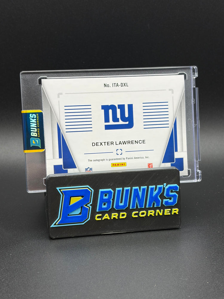 2025 Dexter Lawrence Photogenic Panini In the Action Auto 9/25