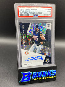 2020 Cole Kmet Auto. No Huddle PSA 9 (Box B68)