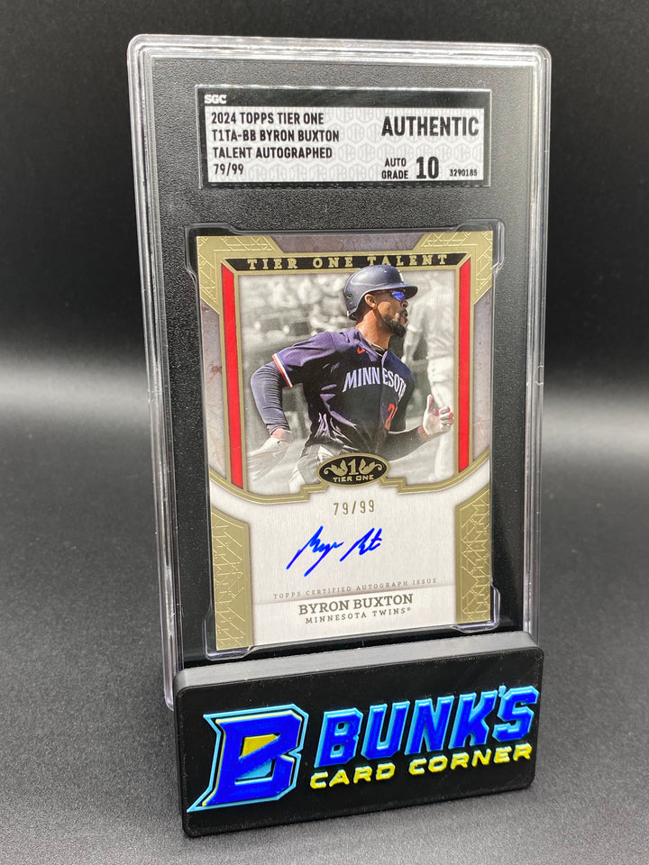 2024 Byron Buxton Talent Auto. 79/99 SGC Auto. 10 (Box B68)