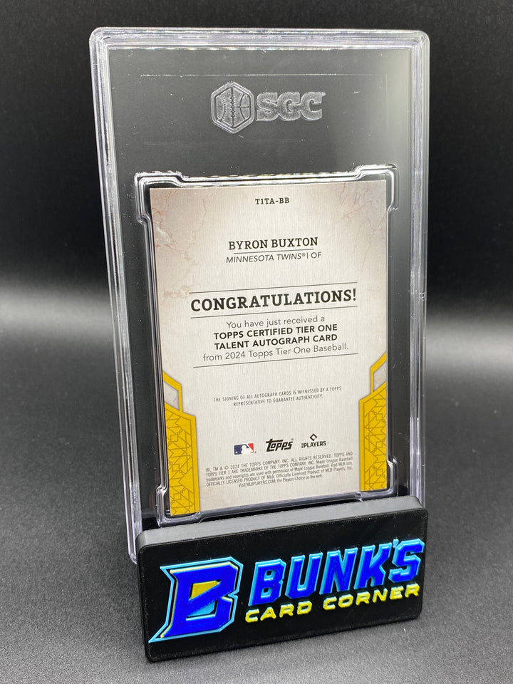 2024 Byron Buxton Talent Auto. 79/99 SGC Auto. 10 (Box B68)