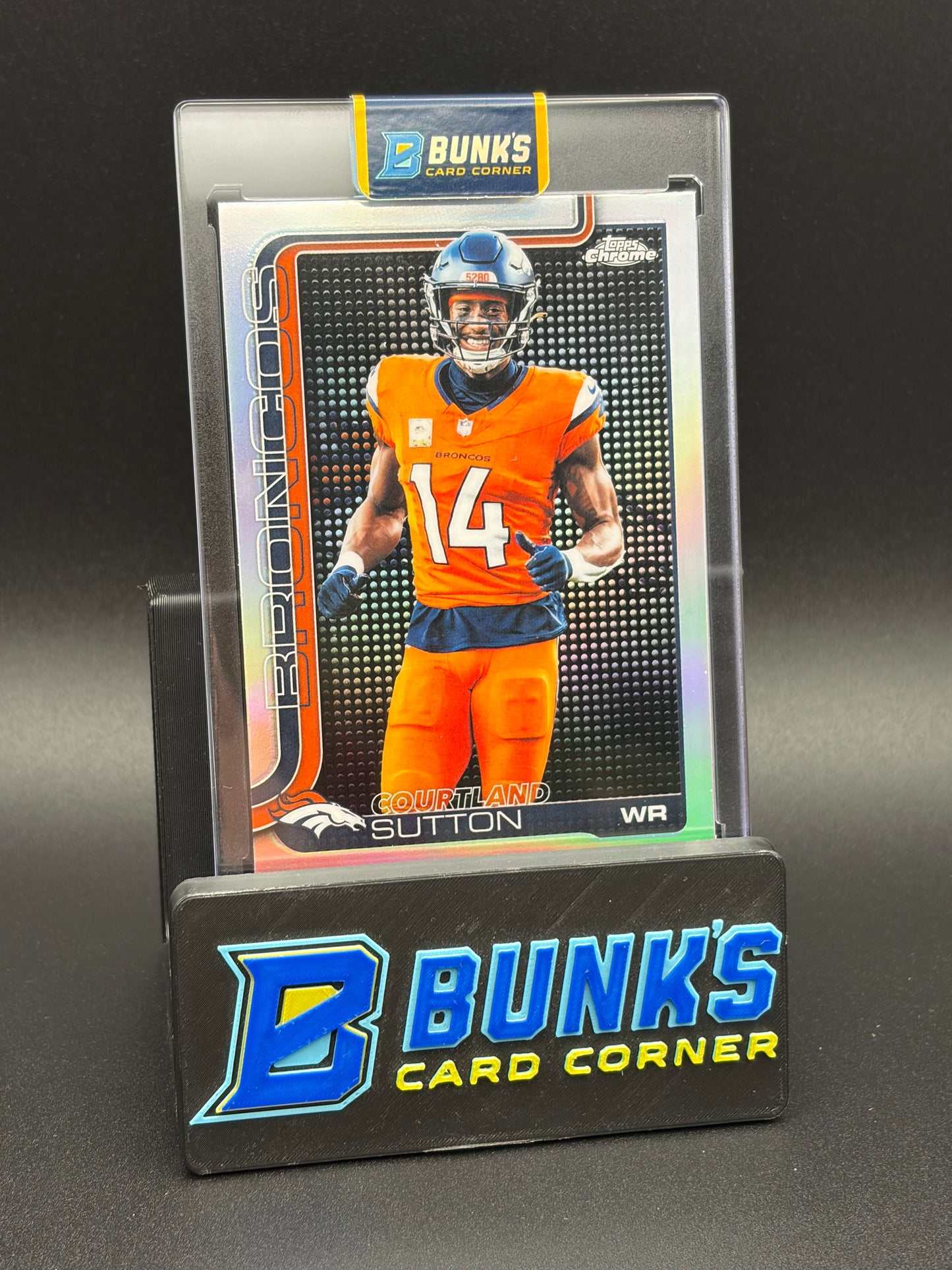 2025 Courtland Sutton Light Bound SSP Topps Chrome