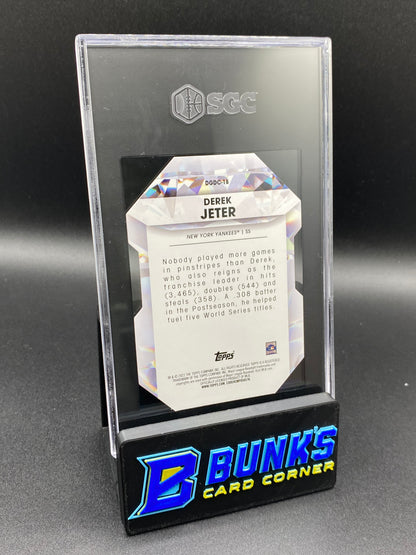 2022 Derek Jeter Diamond Greats Die-Cut SGC 10 (Box B68)