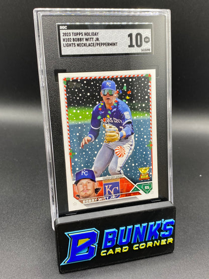 2023 Bobby Witt Jr. Lights Necklace/Peppermint SGC 10 (Box B68)