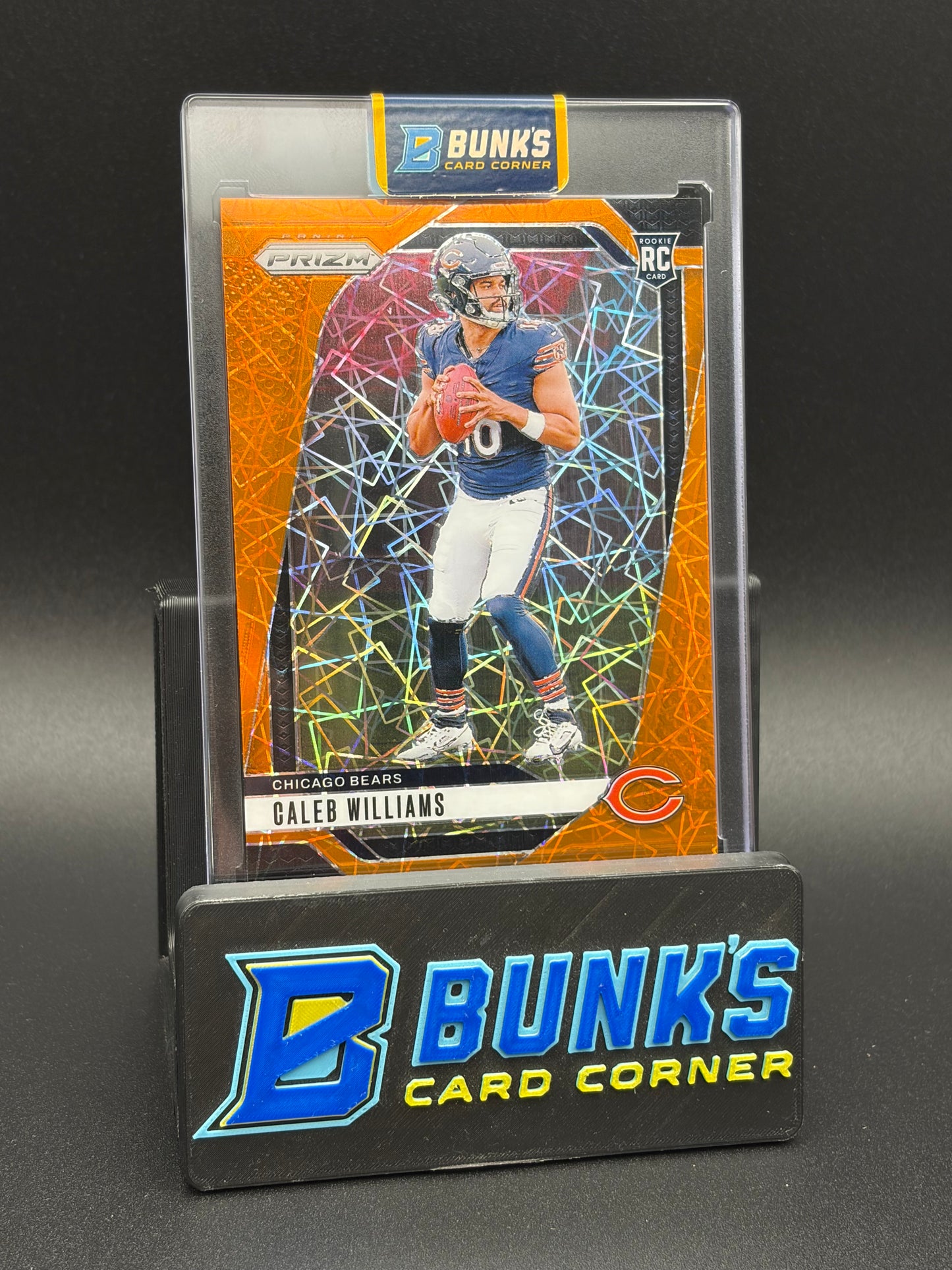 2024 Caleb Williams Prizm Orange Lazer RC