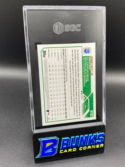2023 Bobby Witt Jr. Lights Necklace/Peppermint SGC 10 (Box B68)