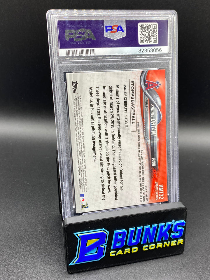 2018 Shohei Ohtani Update PSA 10 (Box B66)